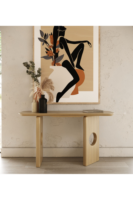 White Oak Console Table | OROA Modern Oshana | Oroa.com