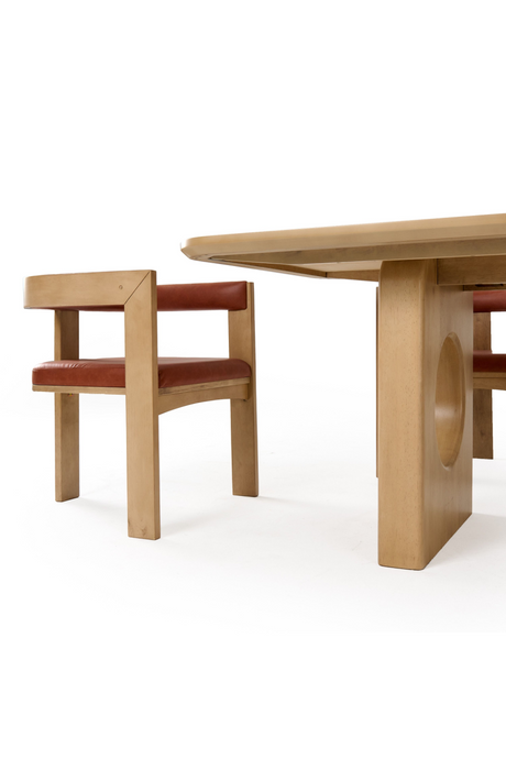 White Oak Veneer Dining Table | OROA Modern Oshana | Oroa.com