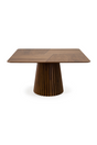 Square Walnut Dining Table | OROA Modern Platte | Oroa.com