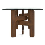 Modern European furniture - Clear Glass Dining Table - www.oroa.com