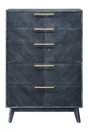 Gray Ash 5-Drawer Chest | OROA Modern Diana | Oroa.com