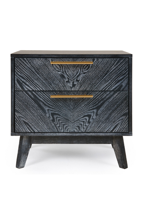 Gray Ash 2-Drawer Nightstand | OROA Modern Diana | Oroa.com
