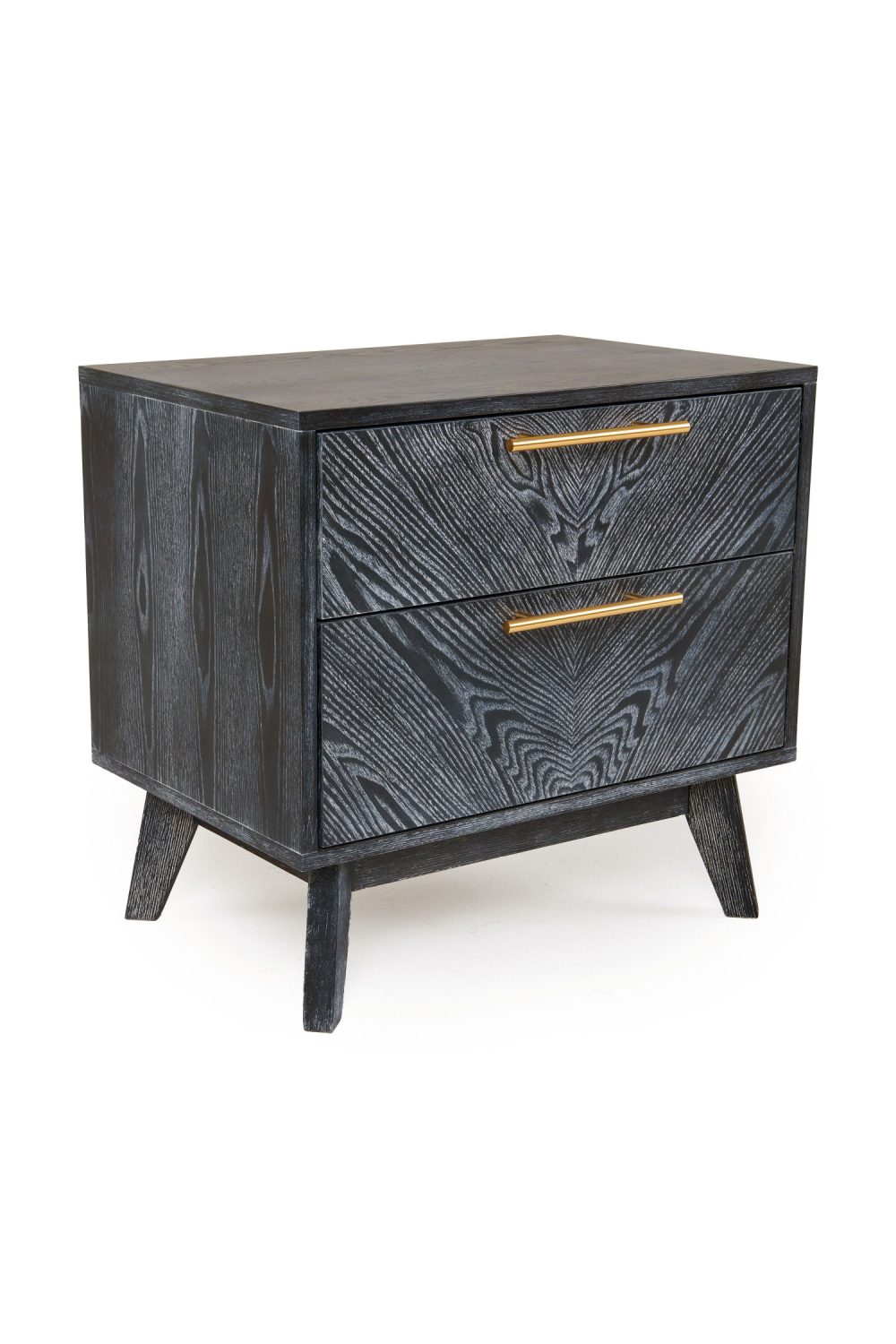 Gray Ash 2-Drawer Nightstand | OROA Modern Diana | Oroa.com