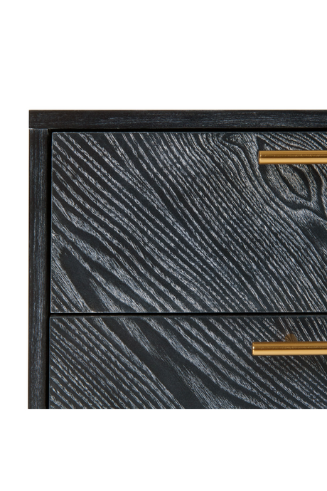Gray Ash 2-Drawer Nightstand | OROA Modern Diana | Oroa.com