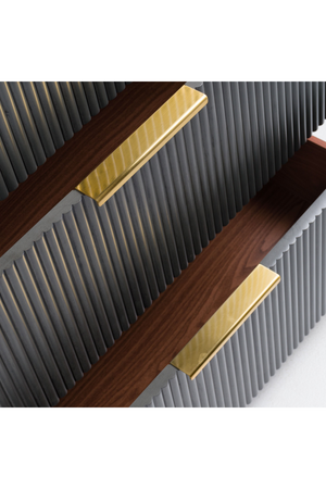 Reeded Wood 4-Drawer Chest | OROA Modern Santa Monica | Oroa.com