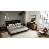 Gray Fabric Bed | OROA Modern Dali