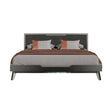Modern European furniture - Gray Linen Bed - www.oroa.com