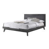 Modern European furniture - Gray Linen Bed - www.oroa.com