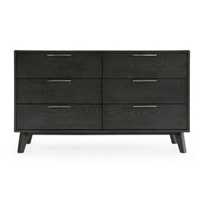 Modern European furniture - Gray Wash 6-Drawer Dresser - www.oroa.com