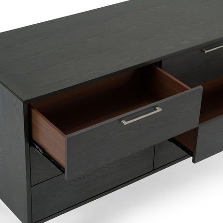 Gray Wash 6-Drawer Dresser | OROA Modern Soria