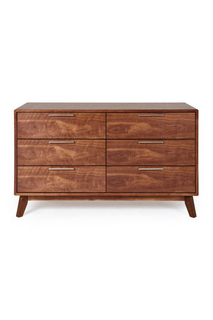 6-Drawer Walnut Dresser | OROA Modern Soria | Oroa.com