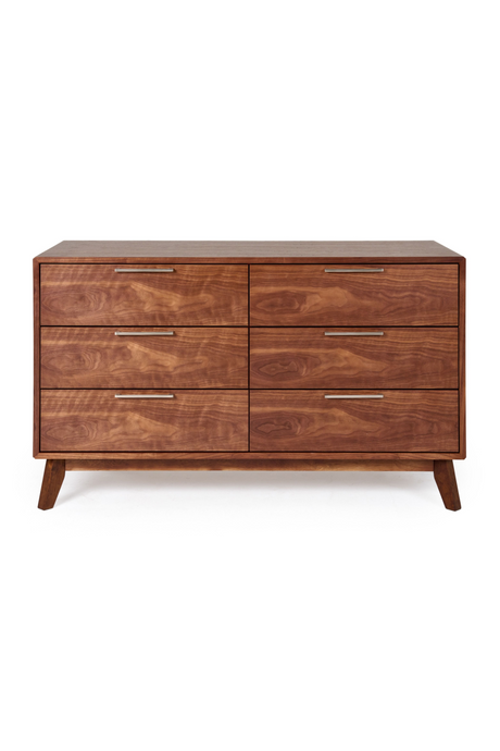 6-Drawer Walnut Dresser | OROA Modern Soria | Oroa.com