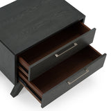 Gray Wash 2-Drawer Nightstand | OROA Modern Soria