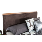 Brown Fabric Bed | OROA Modern Marshall