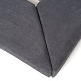 Modern European furniture - Gray & Walnut Bed - www.oroa.com