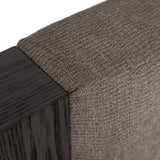 Modern European furniture - Gray Fabric Bed - www.oroa.com