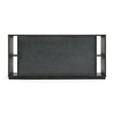 Gray 6-Drawer Dresser with Bookshelves | OROA Modern Jagger