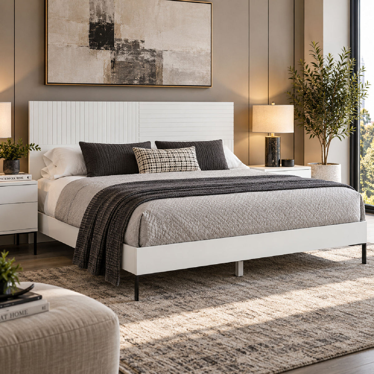 White Bed | OROA Modern Valencia