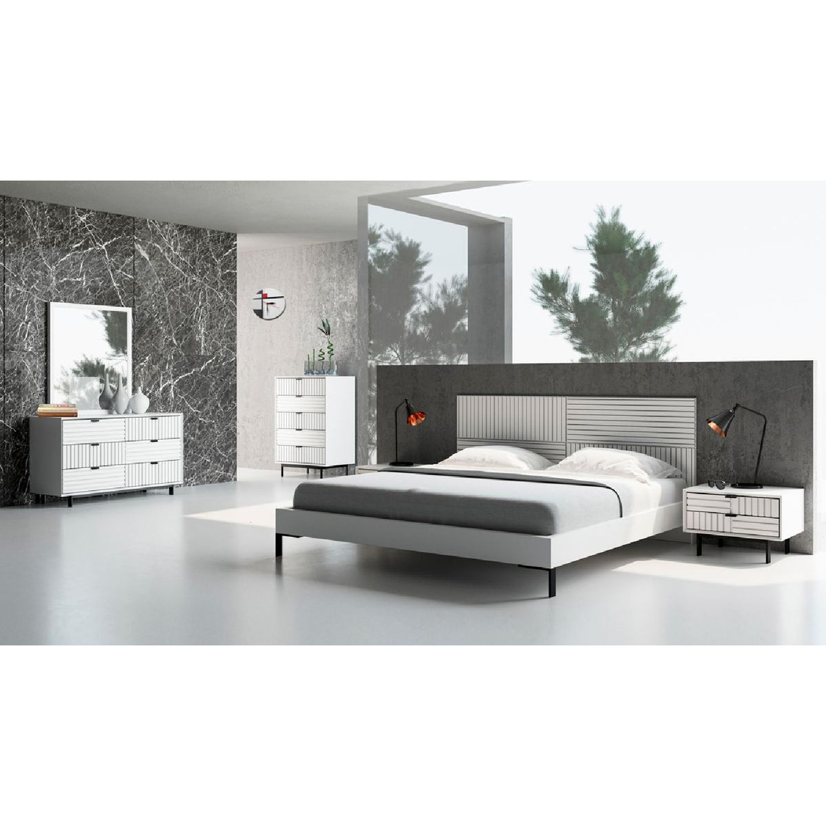White Bed | OROA Modern Valencia
