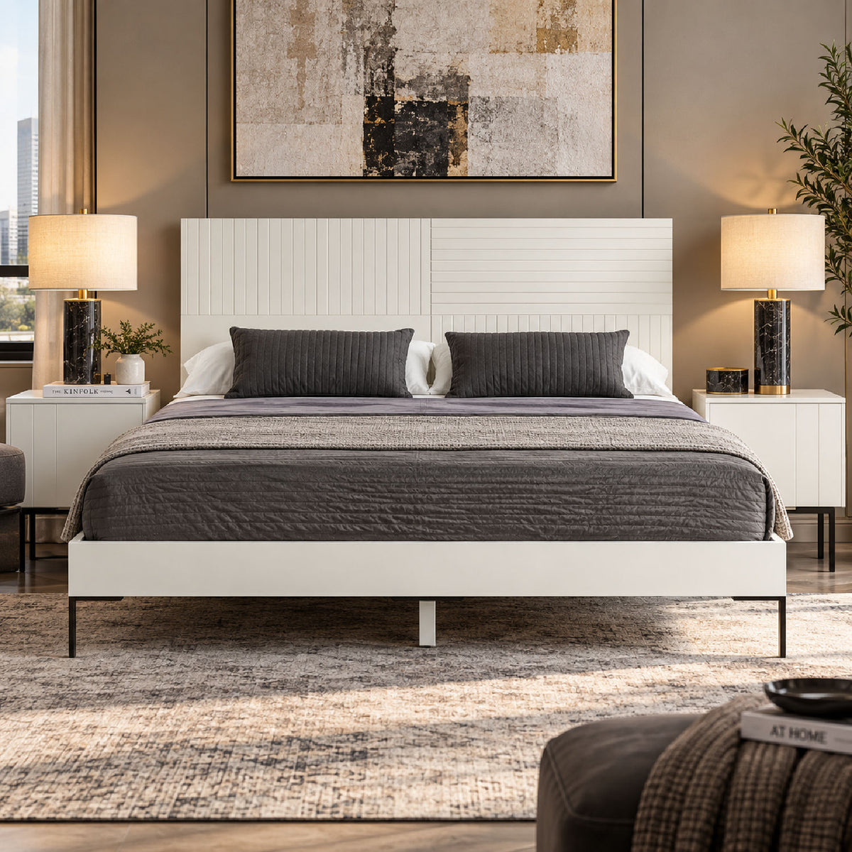 White Bed | OROA Modern Valencia