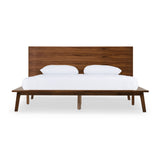 Walnut Mid-Century Bed | OROA Modern Carmen