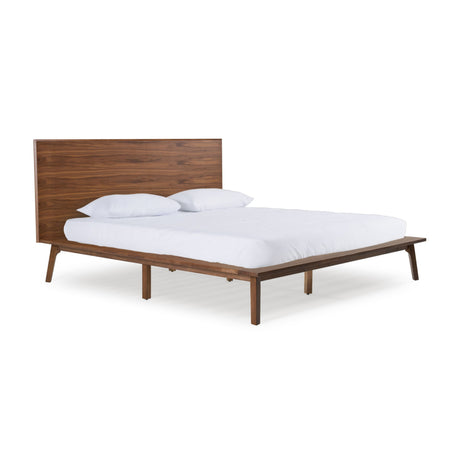 Walnut Mid-Century Bed - OROA Modern Carmen - view 3