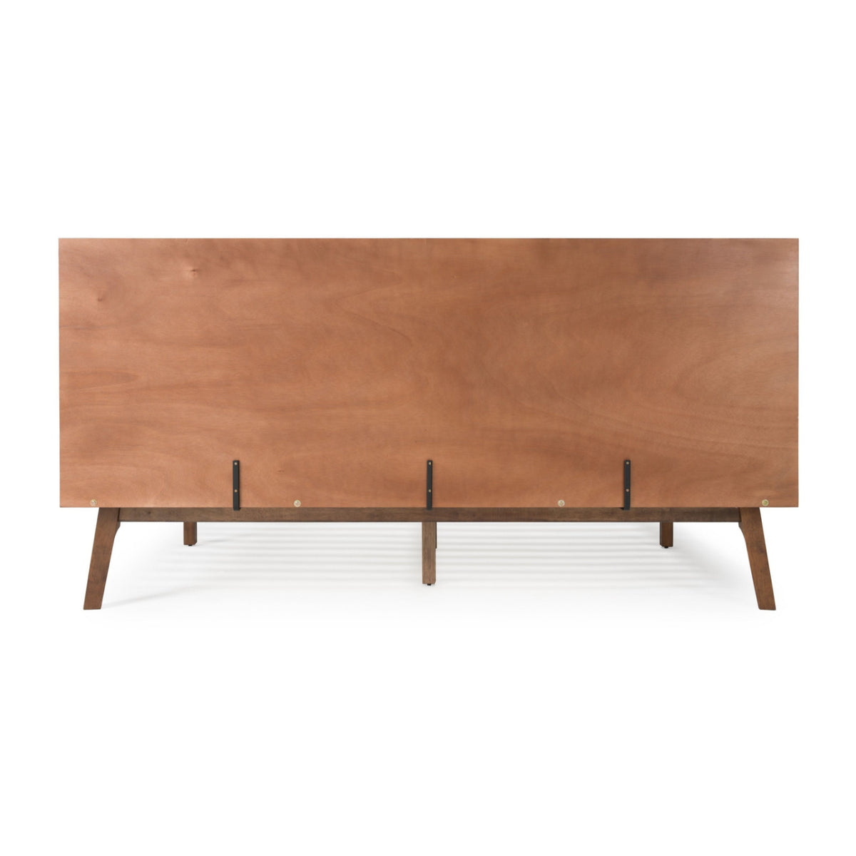 Walnut Mid-Century Bed | OROA Modern Carmen