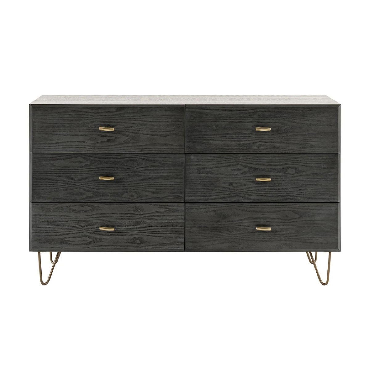 Gray Ash 6-Drawer Dresser | OROA Modern Bryan