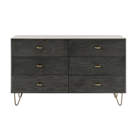 Gray Ash 6-Drawer Dresser - OROA Modern Bryan - view 1