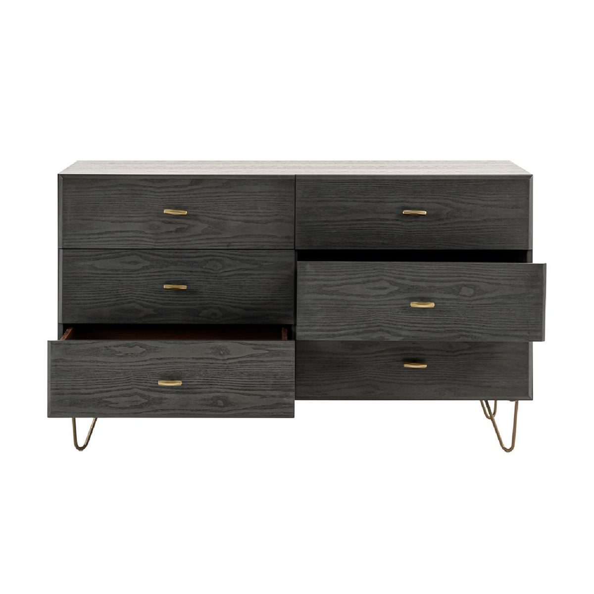 Gray Ash 6-Drawer Dresser | OROA Modern Bryan
