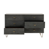 Gray Ash 6-Drawer Dresser | OROA Modern Bryan