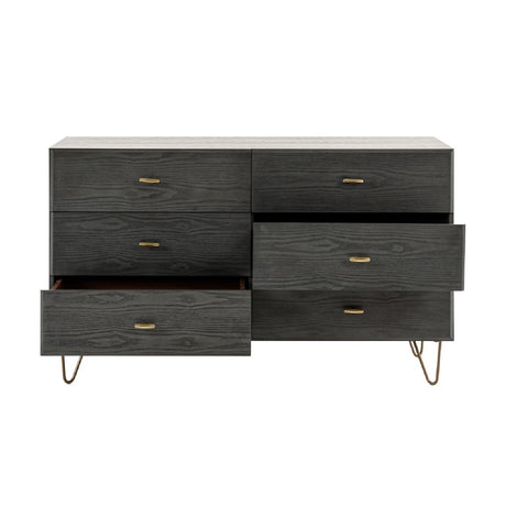 Gray Ash 6-Drawer Dresser - OROA Modern Bryan - view 3