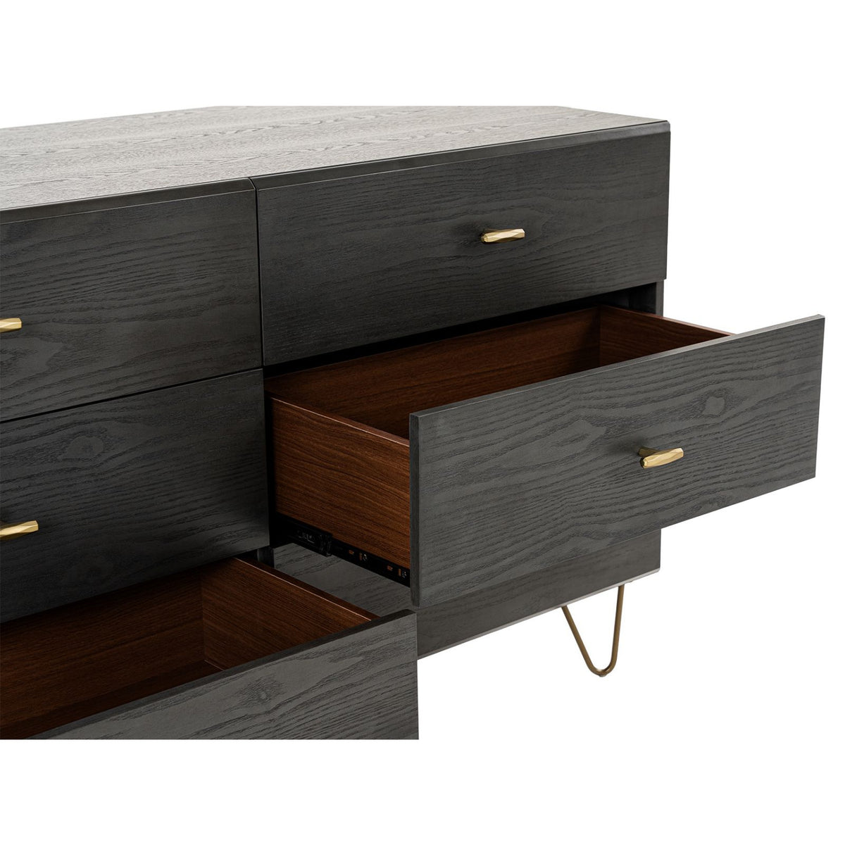 Gray Ash 6-Drawer Dresser | OROA Modern Bryan