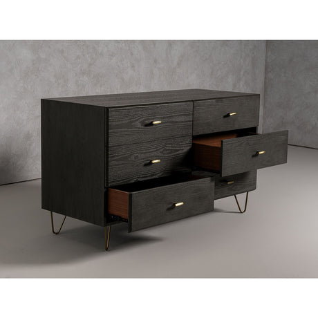Gray Ash 6-Drawer Dresser - OROA Modern Bryan - view 9