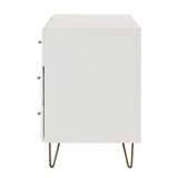 White Minimalist 6-Drawer Dresser | OROA Modern Bryan