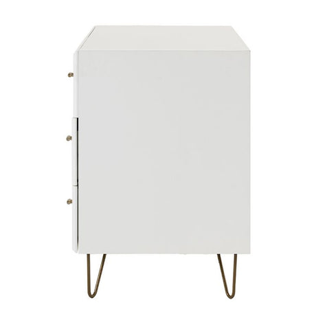 White Minimalist 6-Drawer Dresser - OROA Modern Bryan - view 6