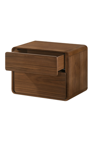 Solid Wood 2-Drawer Nightstand | OROA Modern Dustin  | Oroa.com