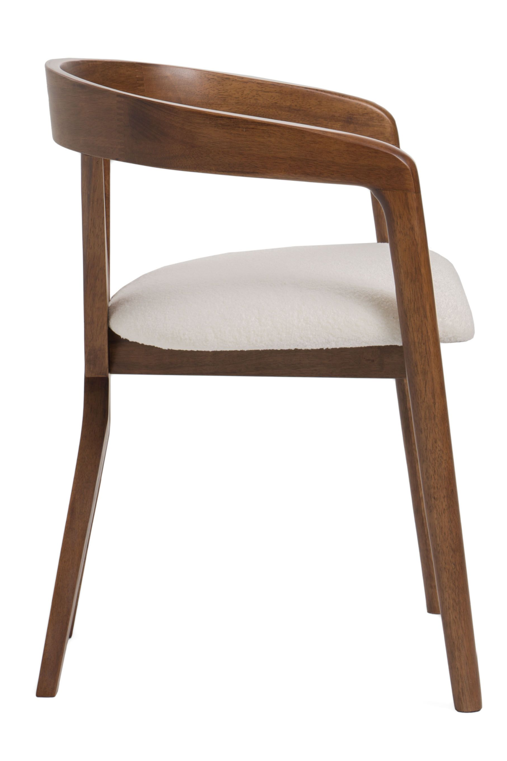 Cross-Back Wooden Dining Chair | OROA Modern Weiss