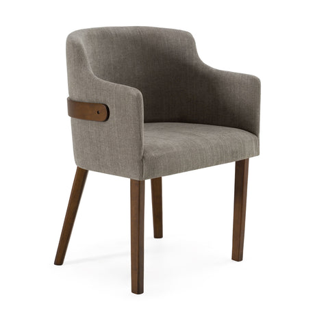 Gray Upholstered Dining Chairs (2) - OROA Modern Jordan - view 1
