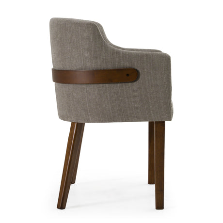Gray Upholstered Dining Chairs (2) - OROA Modern Jordan - view 4