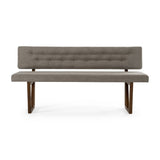 Gray Tufted Dining Bench | OROA Modern Jordan