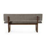 Gray Tufted Dining Bench | OROA Modern Jordan