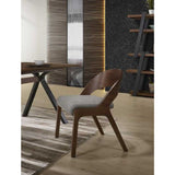 Walnut Open-Back Dining Chairs (2) | OROA Modern Runyon