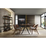 Walnut Open-Back Dining Chairs (2) | OROA Modern Runyon