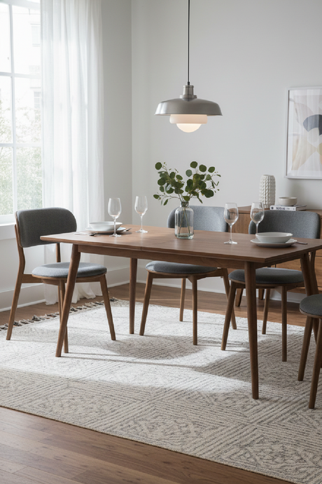 Gray Padded Dining Chairs (2) | OROA Modern Donald | Oroa.com