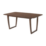 Carved Walnut Dining Table | OROA Modern Jordan