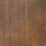 Walnut Veneer Round Dining Table | OROA Modern Theresa
