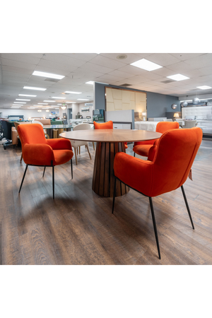 Round Pedestal Dining Table | OROA Modern Weiss | Oroa.com