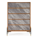 Volcanic Slate 5-Drawer Chest | OROA Modern Metcalf | Oroa.com