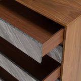 Volcanic Slate 5-Drawer Chest | OROA Modern Metcalf | Oroa.com